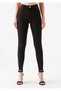 Diva Black Straight Fit Jeans Women's Lycra High Waist Recovery Skinny Leg Jeans - 4