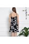 Rope Suspender Collar Lace Detailed Combed Cotton Nightgown - 4