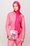 Houndstooth Pattern Shiny Jacquard Shawl - 2
