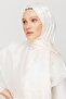 Houndstooth Pattern Shiny Jacquard Shawl - 3