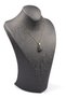 Black Jasper Natural Stone Gold Colored Necklace - 2