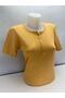 COTTON COTTON SHORT SLEEVE WITH COTTON SMOOTH COLOR NORMAL MOLD DUMMY LYRICAL COTTON SHORT SLEEVE WOMEN MOM COMBED BLUZ - 2