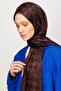 Houndstooth Pattern Shiny Jacquard Shawl - 4