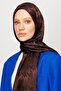 Houndstooth Pattern Shiny Jacquard Shawl - 5
