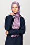 Houndstooth Pattern Shiny Jacquard Shawl - 3