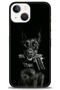 iPhone 14 Compatible Hd Printed Case - Pistol and Dog + Full Screen Protector