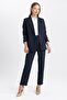 Tapered Fit High Waist Double Leg Pants with Pockets B3061ax23au - 3