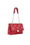 Women's Red Shoulder Bag - 5