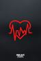 Heartbeat - Doctor ATT Nurse Car-Motorcycle Windshield Label Sticker 18x16cm
