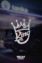 ملصق ملصق للزجاج الأمامي للسيارة والدراجة النارية King King JDM مقاس 18×23 سم