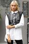 Laser Cut Leather Vest Special Design - 7