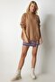 Women's Biscuit Turtleneck Oversize Knitwear Sweater MX00133 - 4