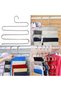 5 Layers Metal Hanger Pants Hanger Blouse Clothes Scarf Headscarf Hanger