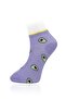 Pack of 6 Women's Patterned Colorful Quality College Booties Socks - 2