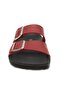 Nova Garson Women's Red Daily Leather Slippers 31500 - 3