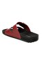 Nova Garson Women's Red Daily Leather Slippers 31500 - 4