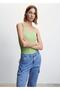 Strappy Ribbed T-Shirt