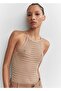 Halter Neck Knitwear Blouse - 5
