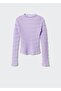 Shirred Textured Sweater - 3