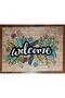 Floral Welcome Door Mat - 2