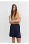 Bermuda shorts with elastic waistband