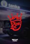 ملصق ملصق للزجاج الأمامي للسيارة والدراجة النارية King King JDM مقاس 18×23 سم