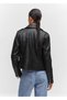 Leather look biker jacket - 12