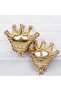 Cream Number Balloon Welcome Set King Crowned Balloon Set - 4
