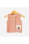 HAND KNITTED KNITWEAR VEST WITH BEAR