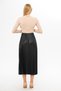 Black Leather Look Slim Pleated Skirt, Special Occasion Skirt, Pleated Skirt, Hijab Skirt, Hijab Clothing - 3