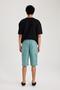 Relax Fit Parachute Bermuda Shorts with Cargo Pockets B1041ax23hs - 7