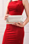 Women's Silver Plated Evening Dress, Portfolio Night Bag - 2