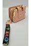 Kırase Women's Imported Powder Pink Multi-Compartment Stylish Money Wallet with Pockets - 3