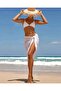 White tulle pareo skirt