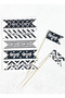 ENJOY COCKTAIL CUP ORNAMENTS LABEL STICKER - 2