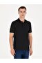 Black Slim Fit Polo Neck T-Shirt - 3