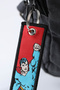 Superman Double Sided Woven Fabric Keychain - 2