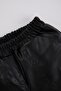 Baby Girl Regular Fit Faux Leather Trousers - 2