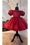 Girl's Red Evening Dress, Girl's Evening Dress, Girl's Red Dress
