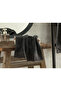 Lilian Cotton Embroidered Hand Towel 30x40 cm Anthracite