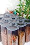 Set of 12 Square Food Storage Container - Large Size 1.75 Liters - Anthracite - 5