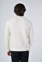 Bone Men's Execution Hair Basket Knit Crew Neck Knitwear Wool Sweater - 3