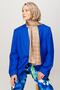 Houndstooth Pattern Shiny Jacquard Shawl - 4