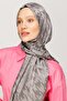 Houndstooth Pattern Shiny Jacquard Shawl - 8