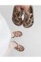 Beige Handmade Knitted Straw Sandals - 2