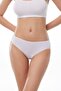 Women's White 2 Pack Modal Narrow Fit Intermediate Waist Slip Panties 187