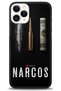حافظة متوافقة مع هاتف iPhone 12 Pro Max مطبوعة بدقة HD - Narcos + واقي شاشة كامل