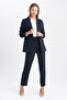 Tapered Fit High Waist Double Leg Pants with Pockets B3061ax23au