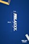 Relax Gang Lettering JDM Car-Motorcycle Windshield Label Sticker 28x7cm - 3