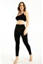 Black Bamboo Women's Long Leggings Underwear